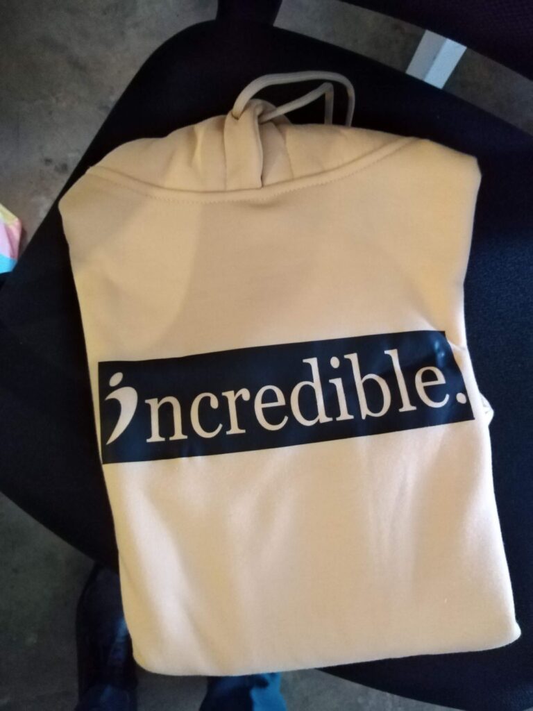Beige hoodie