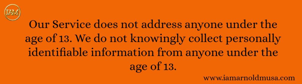 We do not collect children information in our privacy policy We do not collect children information in our privacy policy
